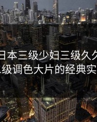 欧美三日本三级少妇三级久久，一级二级调色大片的经典实例