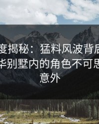 91网深度揭秘：猛料风波背后，圈内人在豪华别墅内的角色不可思议令人意外