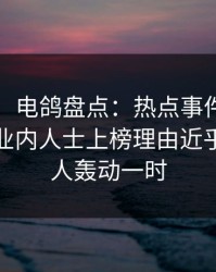 【紧急】电鸽盘点：热点事件9个隐藏信号，业内人士上榜理由近乎失控令人轰动一时